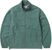 thisisneverthat SS24 Script Track Jacket Green Unisex Logo Embroidery Zip-Up. TN241WOWLS05GRN thisisneverthat SS24 Script Track Jacket Green Unisex Logo Embroidery Zip-Up. TN241WOWLS05GRN