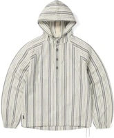 thisisneverthat SS24 Stripe Jacquard Ivory Hoodie Unisex TN241WTOLP05IVR thisisneverthat SS24 Stripe Jacquard Ivory Hoodie Unisex TN241WTOLP05IVR