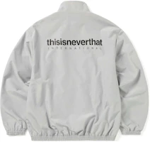 thisisneverthat SS24 Ultras Series INTL. Team Grey Jacket Unisex Logo Zip-Up TN240WOWLS01GRY thisisneverthat SS24 Ultras Series INTL. Team Grey Jacket Unisex Logo Zip-Up TN240WOWLS01GRY