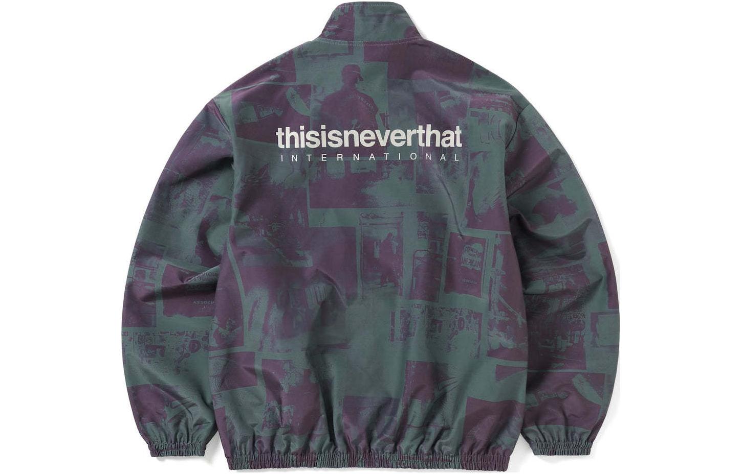 thisisneverthat SS24 Ultras Series INTL. Team Logo Jacket Purple Unisex Full-Zip. TN240WOWLS01ACV