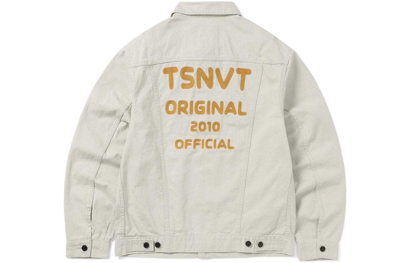 thisisneverthat SS24 Ultras Series TSNVT Trucker Jacket Off White Unisex. TN241WOWLS06OFW