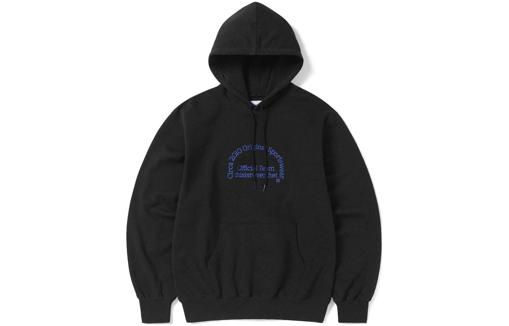 thisisneverthat SS24 Ultras TNT Team Hoodie Off Black Arched Logo Unisex BLACK TN241TSWHO04OBK