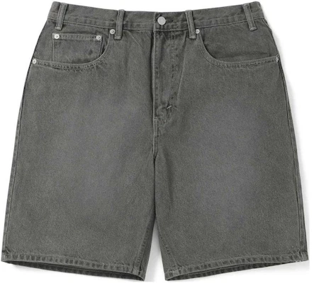 Thisisneverthat SS24 Washed Denim Shorts Gray Unisex with Embossed Logo & Zipper. TN240DSO5S01GRY Buy Thisisneverthat SS24 Washed Denim Shorts Gray Unisex with Embossed Logo & Zipper. TN240DSO5S01GRY