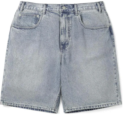 Thisisneverthat SS24 Washed Denim Shorts Unisex Blue Relaxed Fit with Embossed Logo. TN240DSO5S01BLW Buy Thisisneverthat SS24 Washed Denim Shorts Unisex Blue Relaxed Fit with Embossed Logo. TN240DSO5S01BLW