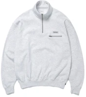 thisisneverthat Stand Collar Loose Zip-Up Sweatshirt Light Gray. TN20FTP003-WHITE thisisneverthat Stand Collar Loose Zip-Up Sweatshirt Light Gray. TN20FTP003-WHITE