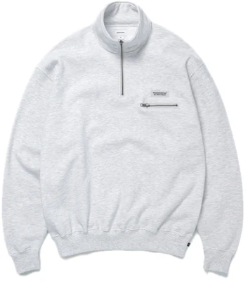 thisisneverthat 高領寬鬆拉鍊衫 淺灰色 TN20FTP003-WHITE Buy thisisneverthat 高領寬鬆拉鍊衫 淺灰色 TN20FTP003-WHITE