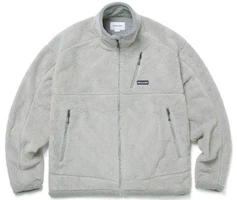 thisisneverthat Stand Collar Zip-Up Loose Jacket Unisex TN20FOW009-WHITE-GRAY thisisneverthat Stand Collar Zip-Up Loose Jacket Unisex TN20FOW009-WHITE-GRAY