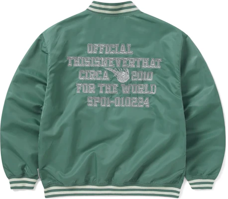 thisisneverthat 条纹字母宽松版休闲夹克 男女同款 TN233WOWLS01GNA Buy thisisneverthat 条纹字母宽松版休闲夹克 男女同款 TN233WOWLS01GNA