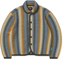 thisisneverthat Striped Textured Collared Jacket Multicolor TN223KKNJK01OR thisisneverthat Striped Textured Collared Jacket Multicolor TN223KKNJK01OR