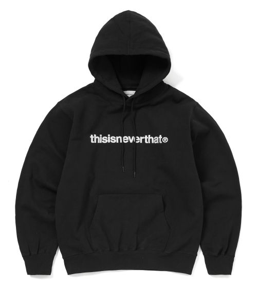 Thisisneverthat T-Logo Black Hoodie TNCO0TSWHO06BLK