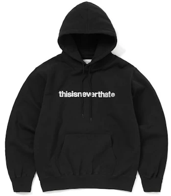 Thisisneverthat T-Logo Black Hoodie TNCO0TSWHO06BLK Buy Thisisneverthat T-Logo Black Hoodie TNCO0TSWHO06BLK