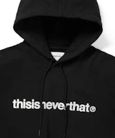 Order Thisisneverthat T-Logo Black Hoodie TNCO0TSWHO06BLK