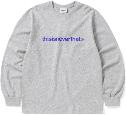 thisisneverthat T标志灰色长袖圆领卫衣 男女款 TN230TSWCW01HGR Buy thisisneverthat T标志灰色长袖圆领卫衣 男女款 TN230TSWCW01HGR