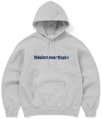 Thisisneverthat T-Logo Hoodie in Heather Grey TNCO0TSWHO06HGR Buy Thisisneverthat T-Logo Hoodie in Heather Grey TNCO0TSWHO06HGR