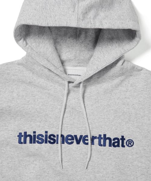 Order Thisisneverthat T-Logo Hoodie in Heather Grey TNCO0TSWHO06HGR