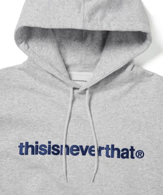 Thisisneverthat T-Logo Hoodie in Heather Grey TNCO0TSWHO06HGR Order Thisisneverthat T-Logo Hoodie in Heather Grey TNCO0TSWHO06HGR
