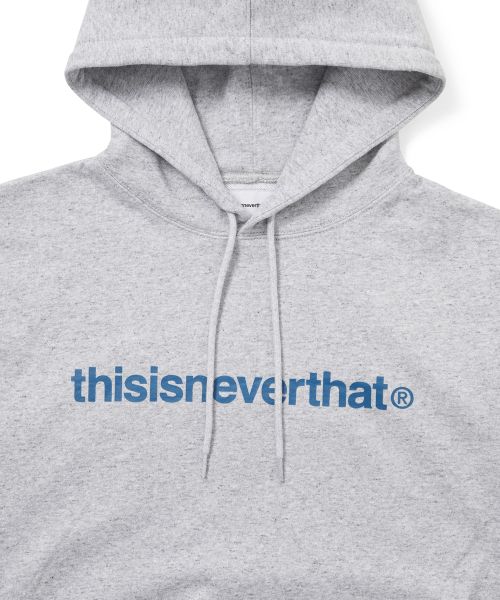 Order Thisisneverthat T-Logo Lightweight Hoodie Heather Grey TN261TSWHO01HGR