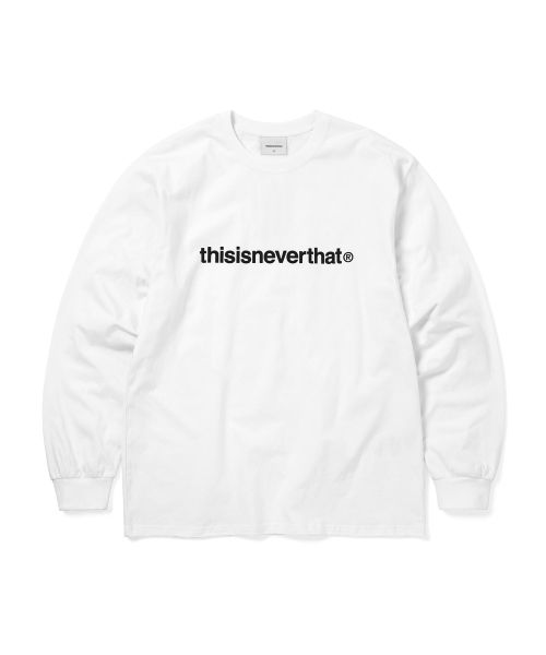 Thisisneverthat T-Logo Long Sleeve Tee White TNCO0TTSLT01WHT