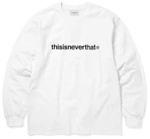 Thisisneverthat T-Logo Long Sleeve Tee White TNCO0TTSLT01WHT Thisisneverthat T-Logo Long Sleeve Tee White TNCO0TTSLT01WHT