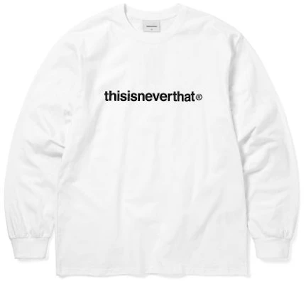 Thisisneverthat T-Logo Long Sleeve Tee White TNCO0TTSLT01WHT Buy Thisisneverthat T-Logo Long Sleeve Tee White TNCO0TTSLT01WHT