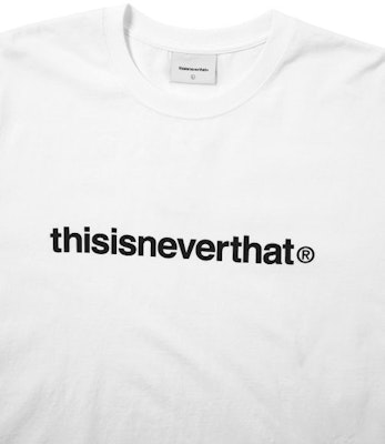 Thisisneverthat T-Logo Long Sleeve Tee White TNCO0TTSLT01WHT Order Thisisneverthat T-Logo Long Sleeve Tee White TNCO0TTSLT01WHT