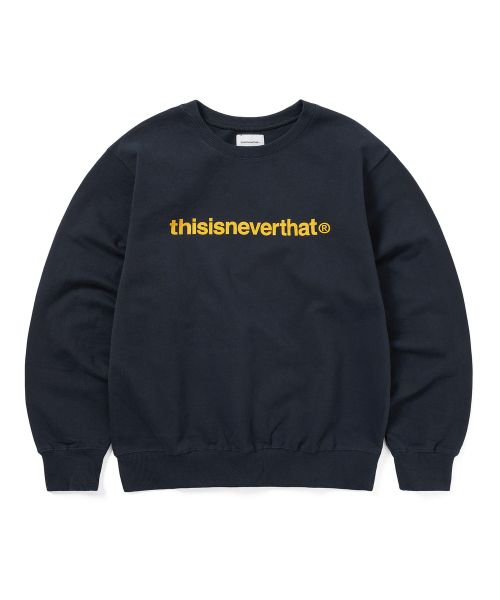 Thisisneverthat T-Logo LT Crewneck Sweatshirt Navy TN261TSWCW01NAV