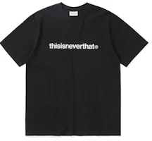 thisisneverthat T-Logo T-Shirt Black TNCO0TTSST07BLK thisisneverthat T-Logo T-Shirt Black TNCO0TTSST07BLK