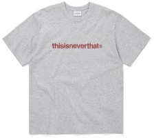 thisisneverthat T-Logo T-Shirt in Heather Grey TN260TTSST01HGR thisisneverthat T-Logo T-Shirt in Heather Grey TN260TTSST01HGR