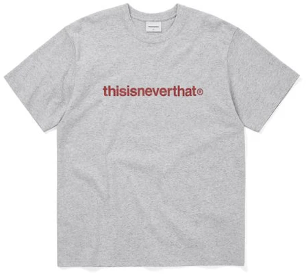 thisisneverthat T-Logo T-Shirt in Heather Grey TN260TTSST01HGR Buy thisisneverthat T-Logo T-Shirt in Heather Grey TN260TTSST01HGR