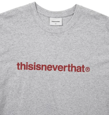 thisisneverthat T-Logo T-Shirt in Heather Grey TN260TTSST01HGR Order thisisneverthat T-Logo T-Shirt in Heather Grey TN260TTSST01HGR