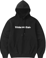 thisisneverthat Unisex Pullover Hoodie with Embroidered Lettering TN230TSWHO01BLK thisisneverthat Unisex Pullover Hoodie with Embroidered Lettering TN230TSWHO01BLK