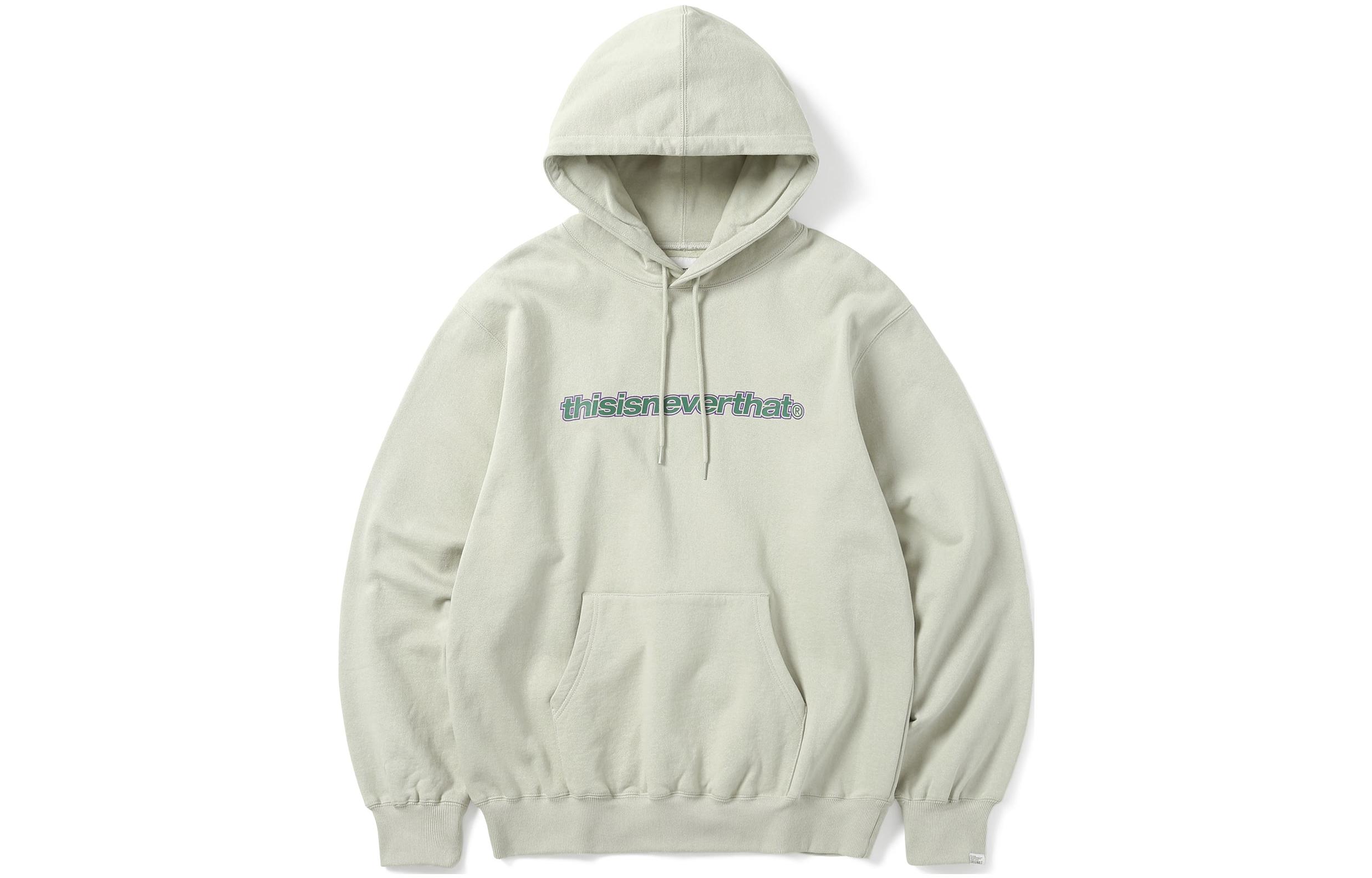 thisisneverthat White Logo Print Unisex Hoodie TN223TSWHO17SO