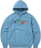 thisisneverthat x Grateful Dead FW23 Dancing Bear Embroidered Hoodie Sky Blue Unisex GD233TSWHO01SKB thisisneverthat x Grateful Dead FW23 Dancing Bear Embroidered Hoodie Sky Blue Unisex GD233TSWHO01SKB