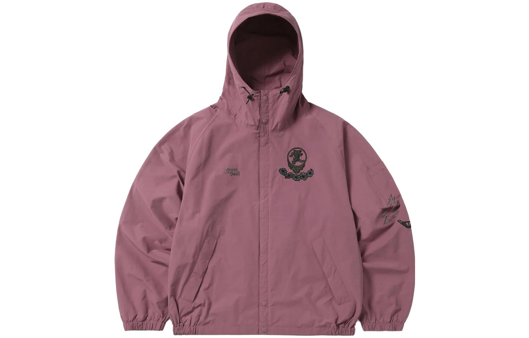 thisisneverthat x Grateful Dead FW23 Windbreaker Jacket Pink (Unisex). GD233WOWLS01PUM