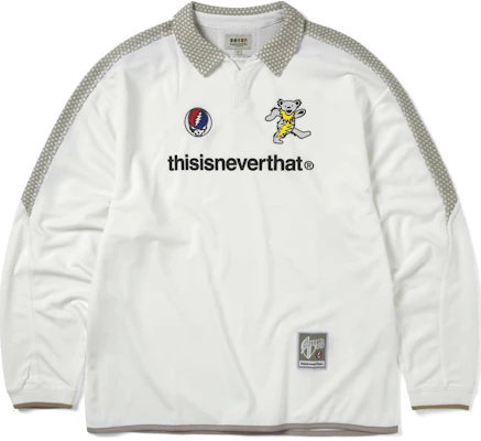 thisisneverthat x Grateful Dead FW24 Logo Bear Graphic White Long Sleeve Jersey GD243WTOLP02WHT Buy thisisneverthat x Grateful Dead FW24 Logo Bear Graphic White Long Sleeve Jersey GD243WTOLP02WHT