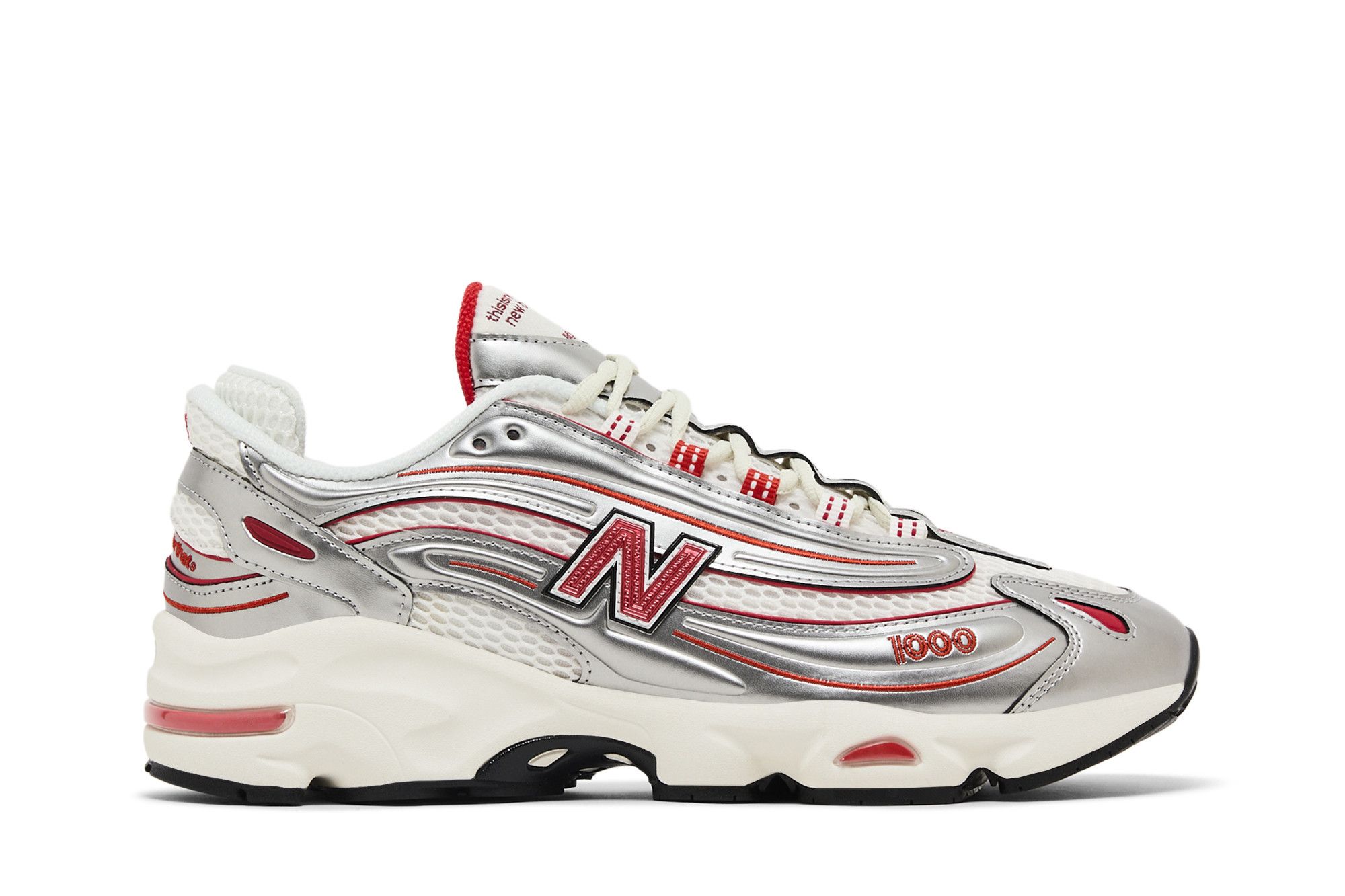 thisisneverthat x New Balance 1000 'Metallic Silver Red' M1000TI