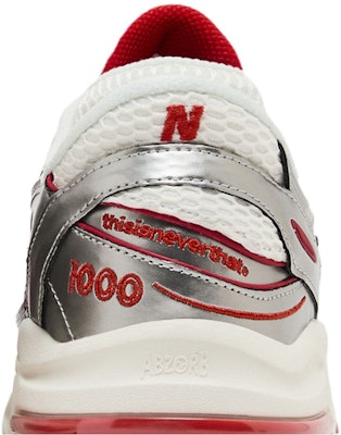 thisisneverthat x New Balance 1000 'Perak Metalik Merah' M1000TI Sizing thisisneverthat x New Balance 1000 'Perak Metalik Merah' M1000TI