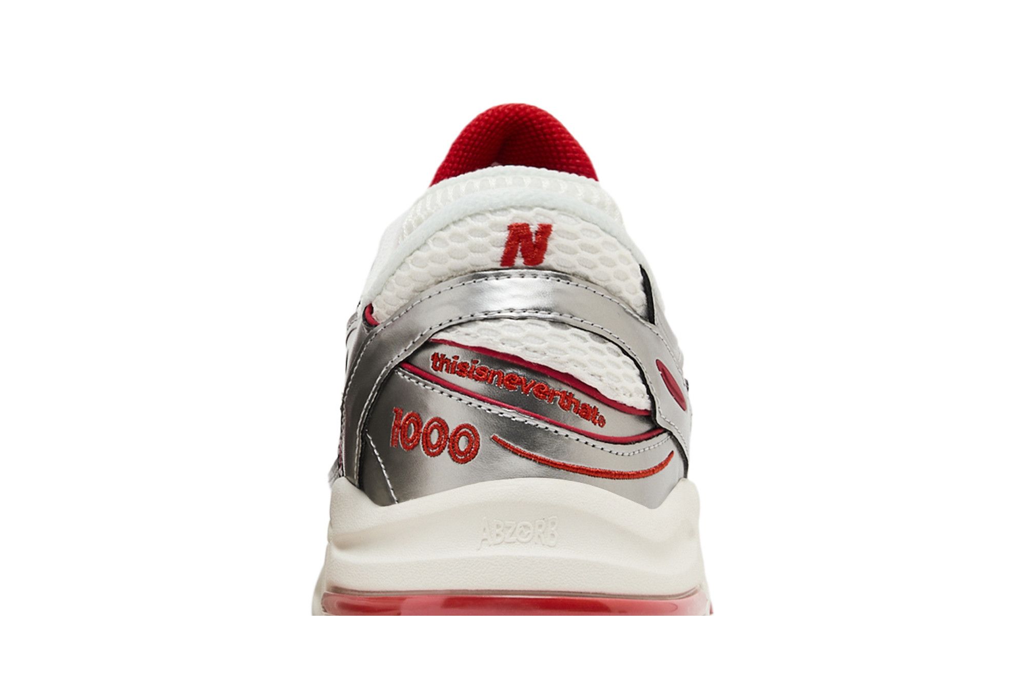 Cheap thisisneverthat x New Balance 1000 'Metallic Silver Red' M1000TI