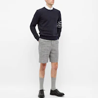 Details for 톰 브라운 4-바 스트라이프 자수 크루넥 스웨트셔츠 네이비 블루 MJT258E-03377-415