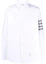 Buy Thom Browne 4-Bar条纹长袖衬衫 白色 MWL299S-06177-035