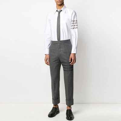 Thom Browne 4-Bar条纹长袖衬衫 白色 MWL299S-06177-035 Lookbook Thom Browne 4-Bar条纹长袖衬衫 白色 MWL299S-06177-035
