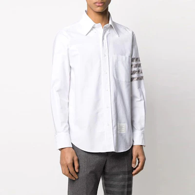 Thom Browne 4-Bar条纹长袖衬衫 白色 MWL299S-06177-035 Details for Thom Browne 4-Bar条纹长袖衬衫 白色 MWL299S-06177-035