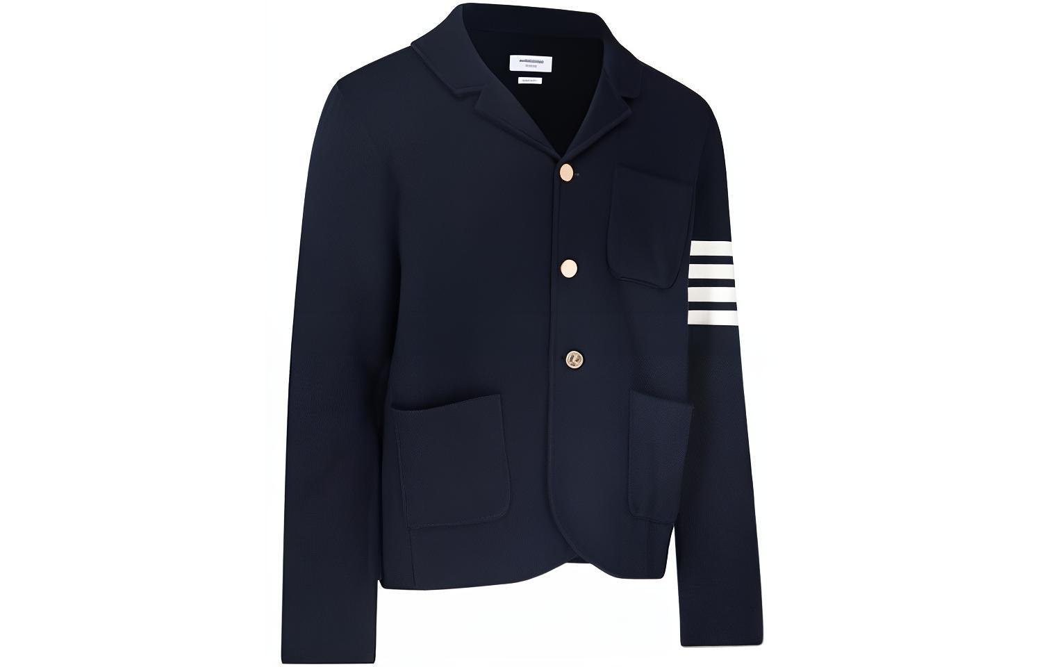 Thom Browne 4-Bar Wool Jacket  Navy Blue MKJ024D-00014-415 圖 3