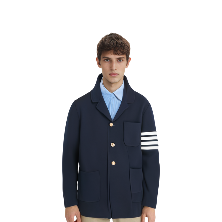 Thom Browne 4-Bar Wool Jacket  Navy Blue MKJ024D-00014-415 圖 7