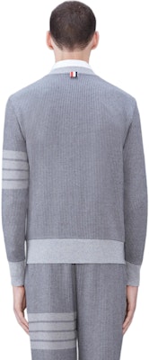 トムブラウン 4バー クルーネック スウェットシャツ グレー 長袖 MJT429AJ0142035 Lookbook トムブラウン 4バー クルーネック スウェットシャツ グレー 長袖 MJT429AJ0142035