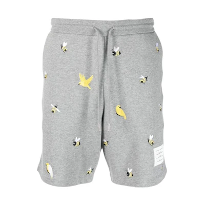 THOM BROWNE Bee Print Drawstring Casual Shorts MJQ162E-06931-035