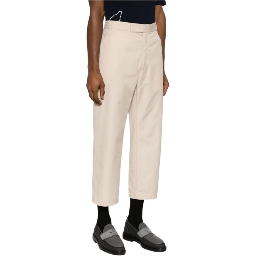 Shop 汤姆布朗 米色纯色宽松休闲九分裤 MTU320U-04502-250