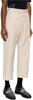 汤姆布朗 米色纯色宽松休闲九分裤 MTU320U-04502-250 Shop 汤姆布朗 米色纯色宽松休闲九分裤 MTU320U-04502-250