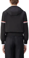Lookbook Thom Browne 黑色連帽拉鍊修身外套 MJO223O-07110-001