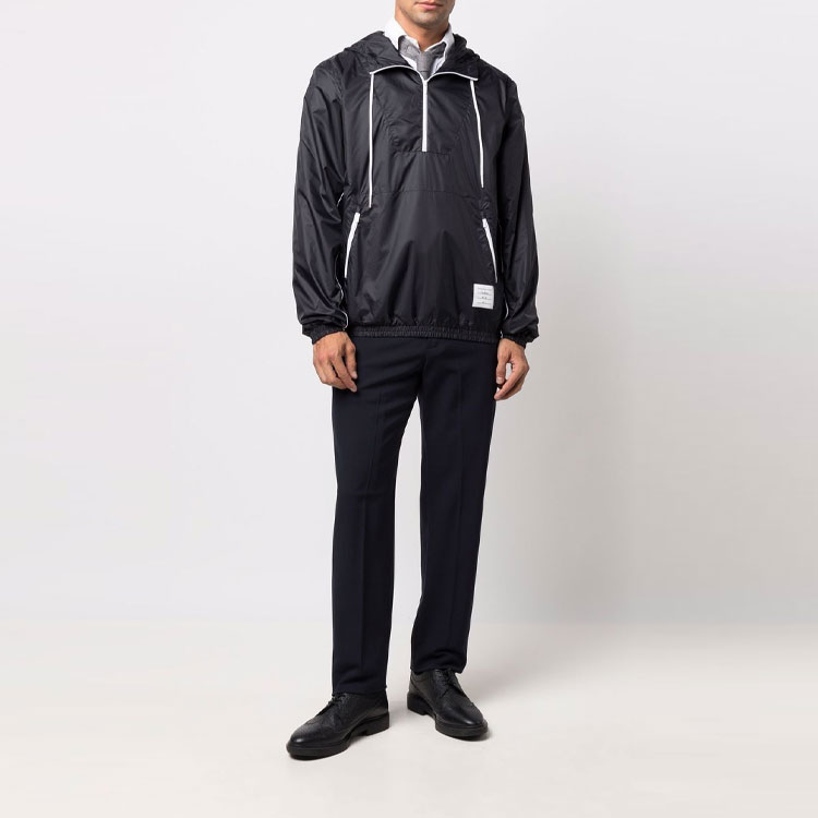 Lookbook 汤姆布朗 黑色尼龙套头夹克 MJT285A-06859-415